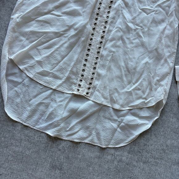 Veronica Beard Cream Blouse Top - Picture 5 of 7